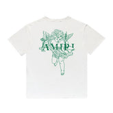 Amiri T Shirt Printed Casual Hip Hop round Neck Short Sleeve T-shirt